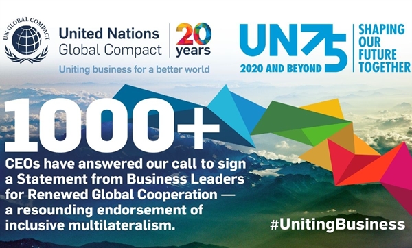 Tudor Rose joins over 1,200 organisations renewing support for the UN Global Compact’s sustainable policies