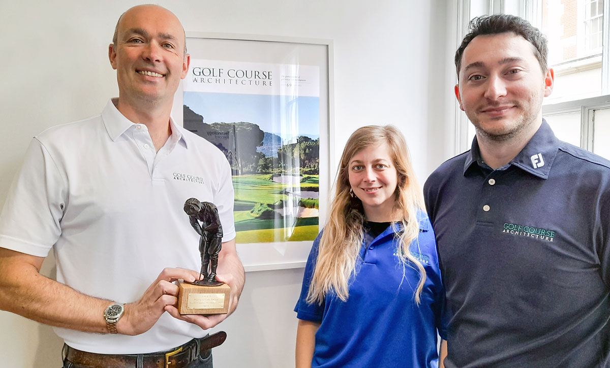 Golf Course Architecture receives prestigious Harry Colt Award